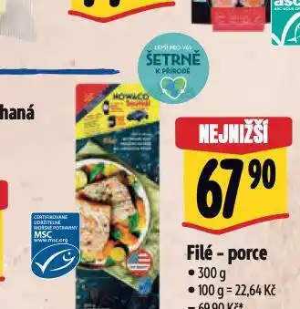 Albert Filé porce nabídka