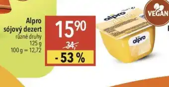 Globus Alpro sójový dezert nabídka