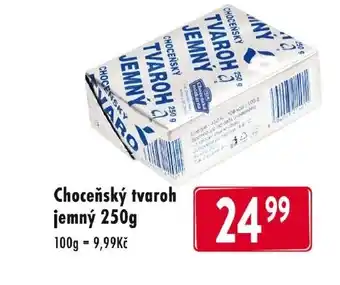 Qanto Choceňský tvaroh jemný 250g nabídka