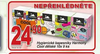 Hruška Harmony hygienické kapesníky nabídka