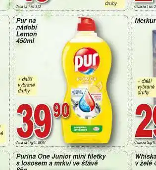Hruška Pur na nádobí nabídka