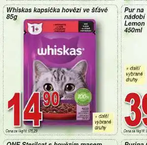 Hruška Whiskas kapsičky pro kočky nabídka
