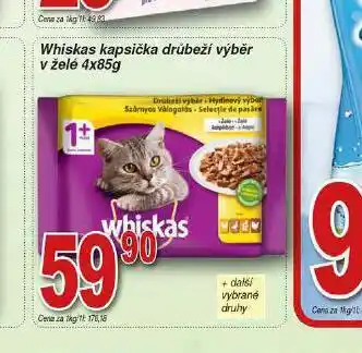 Hruška Whiskas kapsičky pro kočky nabídka