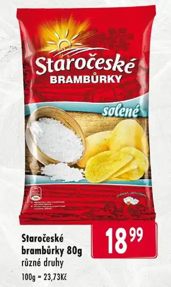 Qanto Staročeské brambůrky 80g nabídka