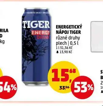 Penny Market Tiger energy drink nabídka