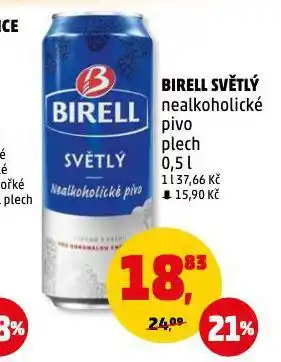 Penny Market Birell nealkoholické pivo nabídka