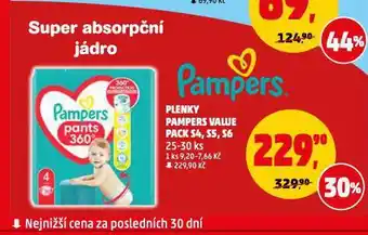 Penny Market Pampers pleny nabídka