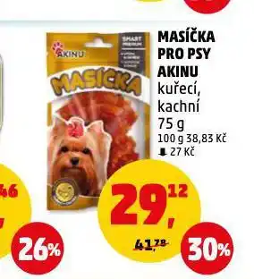 Penny Market Akinu masíčka pro psy nabídka