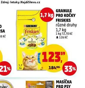 Penny Market Friskies granule pro kočky nabídka