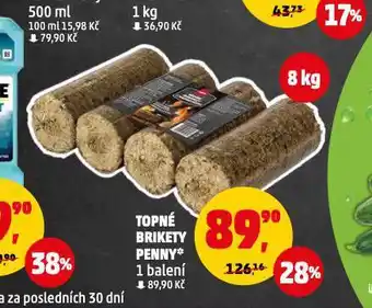 Penny Market Topné brikety nabídka
