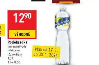 Globus Poděbradka ochucená nabídka