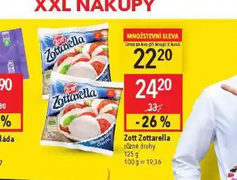 Globus Zott zotarella nabídka
