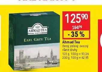 Globus Ahmad tea čaj nabídka