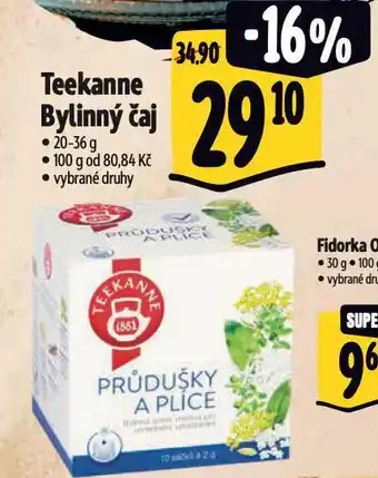 Albert Teekanne čaj nabídka