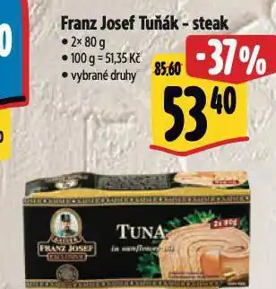 Albert Franz josef tuňák steak nabídka