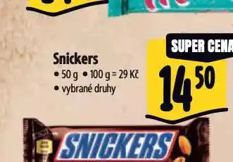 Albert Snickers nabídka