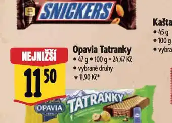 Albert Opavia tatranky nabídka