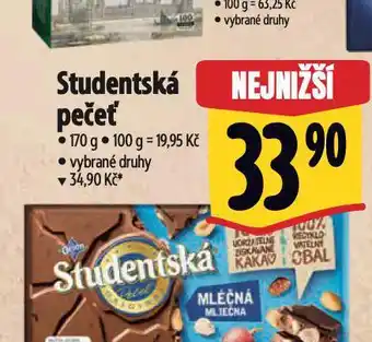 Albert Studentská pečeť nabídka