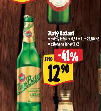 Albert Pivo zlatý bažant nabídka