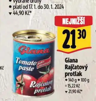 Albert Giana rajčatový protlak nabídka