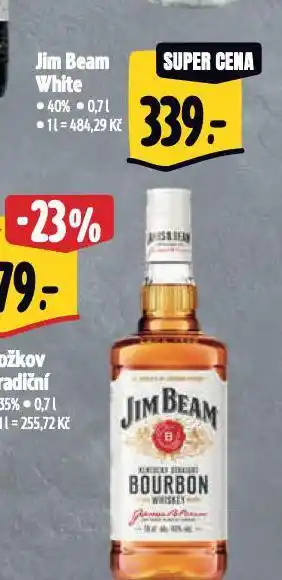 Albert Jim beam white bourbon nabídka