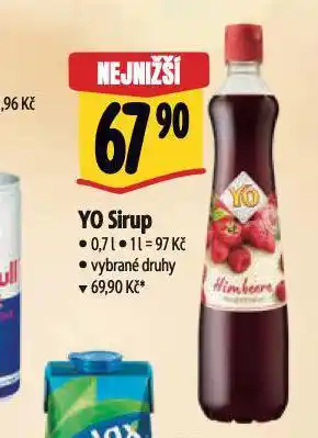 Albert Yo sirup nabídka