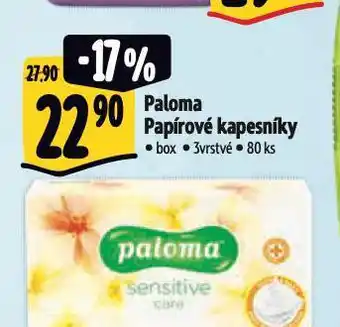 Albert Paloma papírové kapesníky nabídka