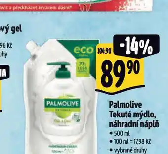 Albert Palmolive tekuté mýdlo nabídka