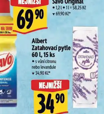 Albert Zatahovací pytle nabídka