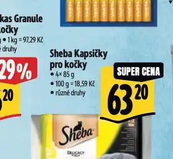 Albert Sheba kapsičky pro kočky nabídka