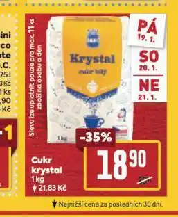 Billa Cukr krystal nabídka