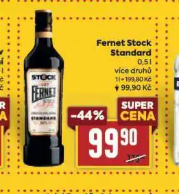 Billa Fernet stock nabídka