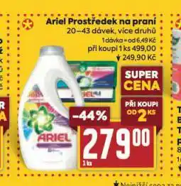 Billa Ariel prací prostředek nabídka