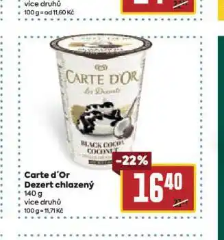 Billa Carte d'or dezert nabídka