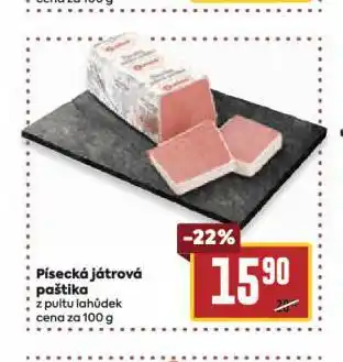 Billa Písecká játrová paštika nabídka