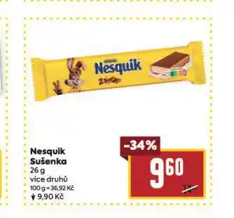 Billa Nesquik sušenka nabídka