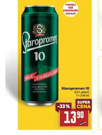 Billa Pivo staropramen nabídka
