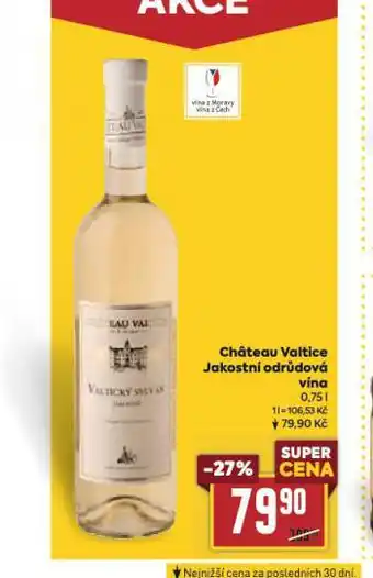 Billa Chateau valtice nabídka