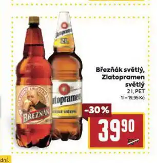 Billa Pivo zlatopramen nabídka