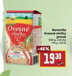 Billa Bonavita ovesné vločky nabídka