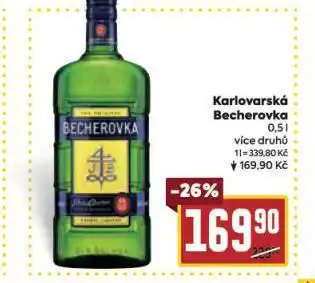 Billa Becherovka nabídka