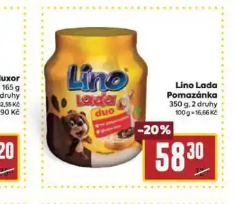 Billa Lino lada pomazánka nabídka