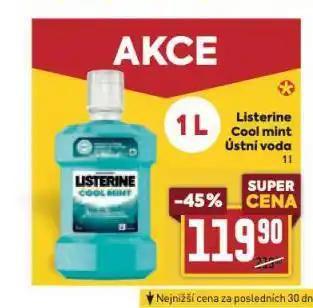 Billa Listerine ústní voda nabídka