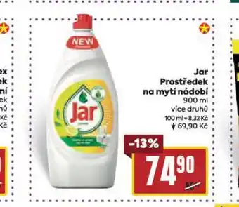 Billa Jar prostředek na nádobí nabídka