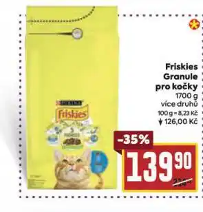 Billa Friskies granule pro kočky nabídka
