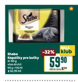Billa Sheba kapsičky pro kočky nabídka