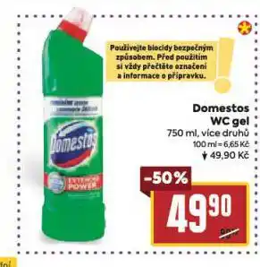 Billa Domestos wc gel nabídka