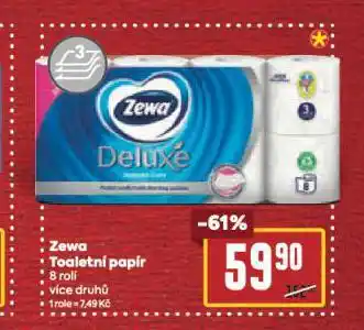 Billa Zewa toaletní papír nabídka