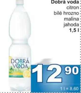 Jip Dobrá voda citron bílé hrozno malina jahoda 1,5L nabídka