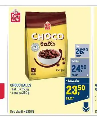 Makro Choco balls nabídka